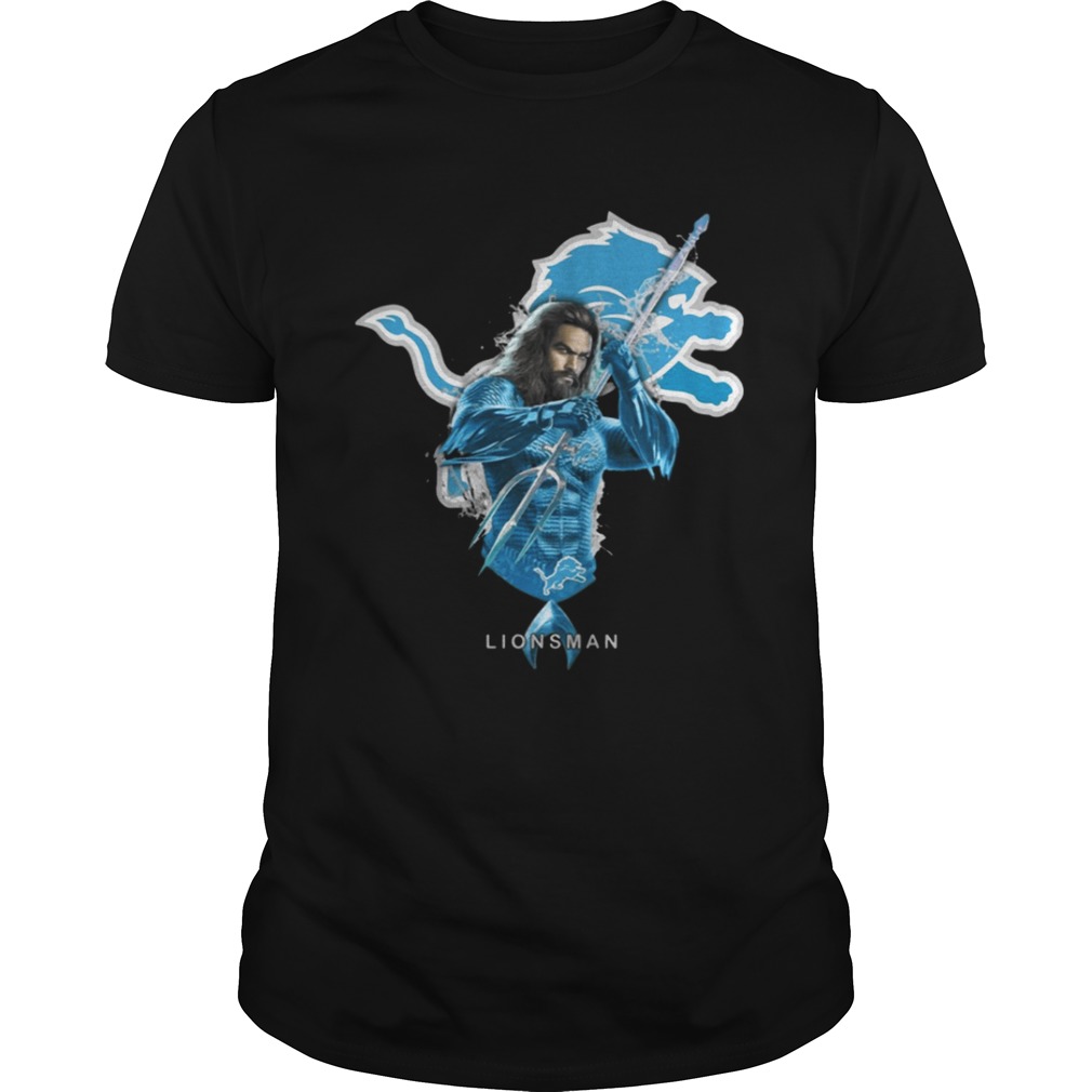 Lionsman Aquaman And Lions Football Team T-Shirt