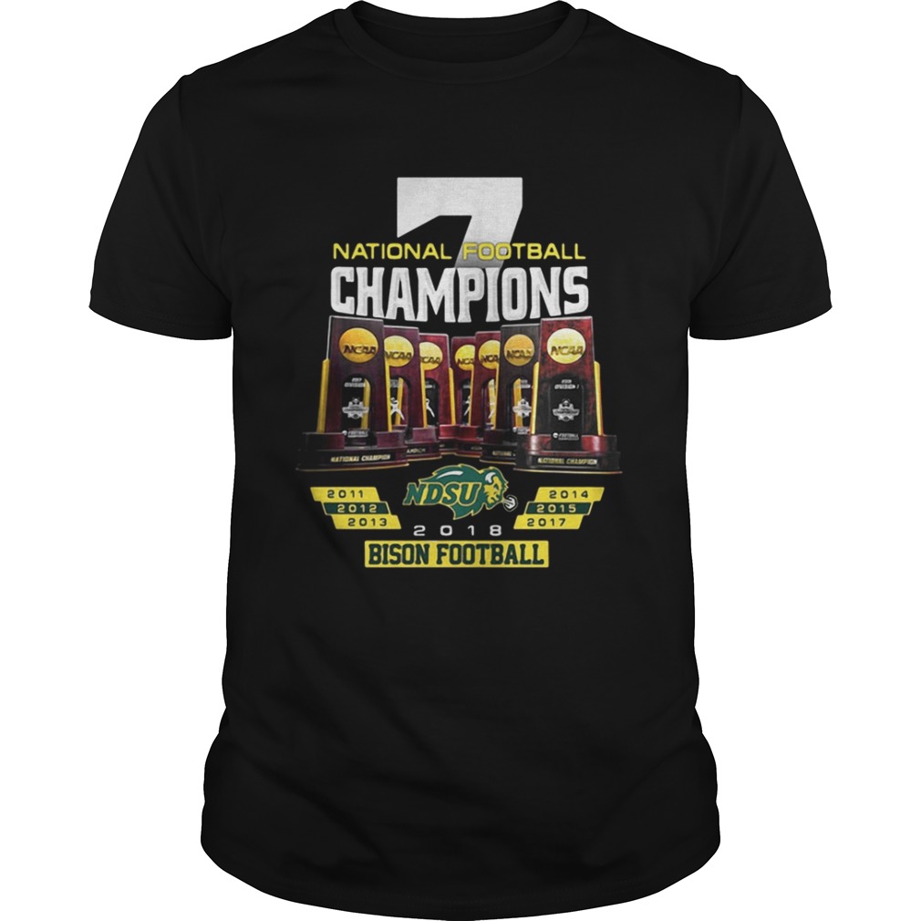 National Football Champions NDSU North Dakota State Bison Football shirt