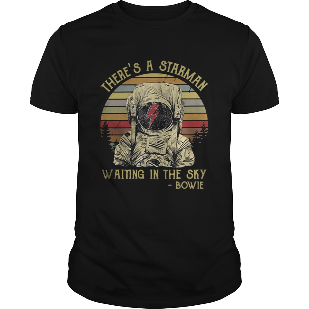 There’s a starman waiting in the sky bowie vintage shirt