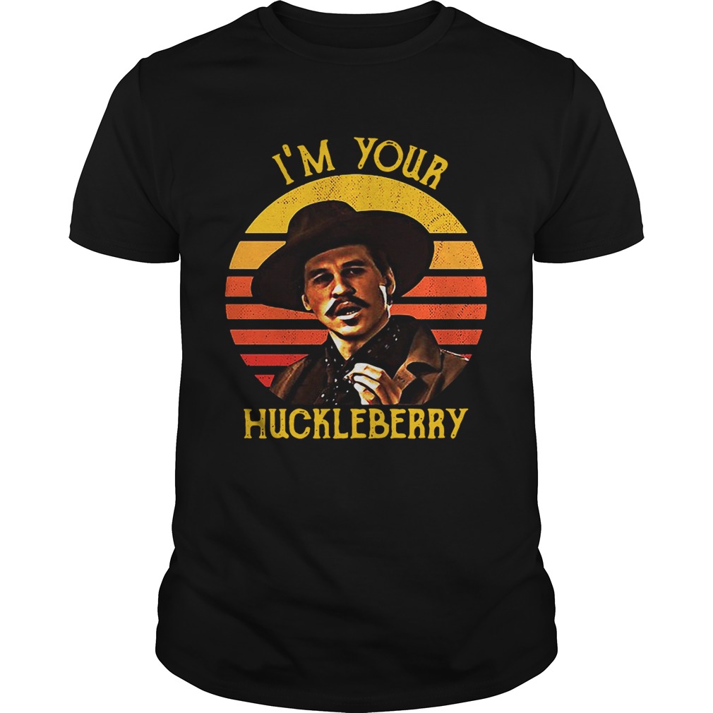 Pop Threads Im Your Huckleberry Doc Holliday Western Movie Full Long Sleeve Tee T-Shirt 