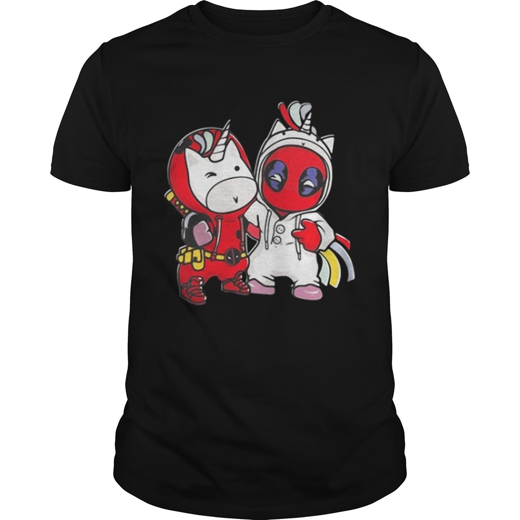 Unicorn and Deadpool shirt