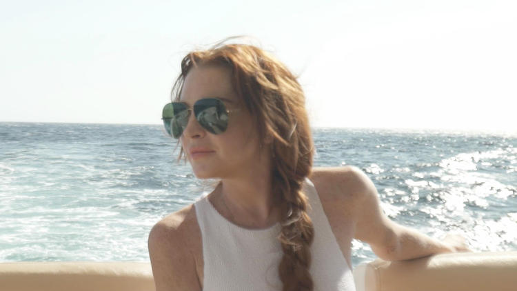 Lindsay Lohan in MTV's new reality show, Lindsay Lohan's Beach Club, set in Mykonos, Greece. (MTV)