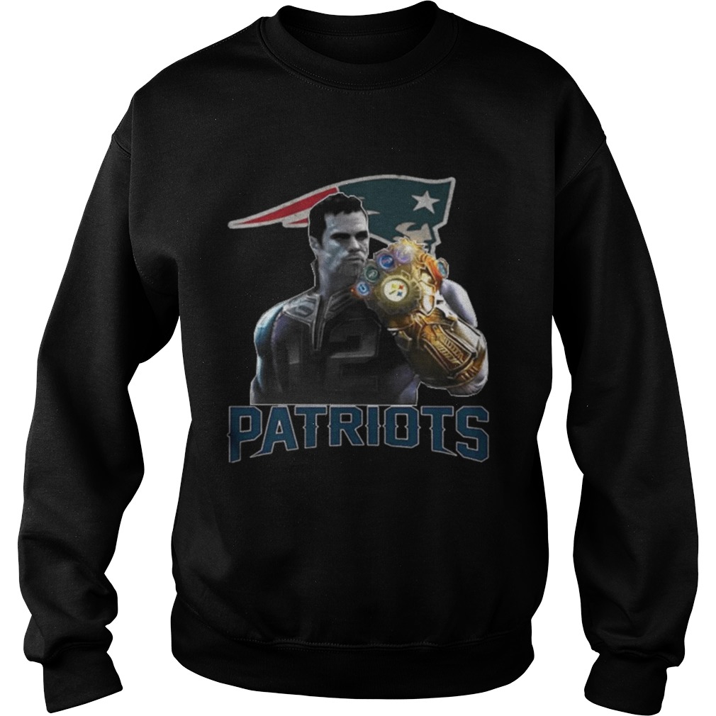 Tom Brady Thanos 6 Super Bowl Rings Men's T-Shirt Heathered Gray  X-Large
