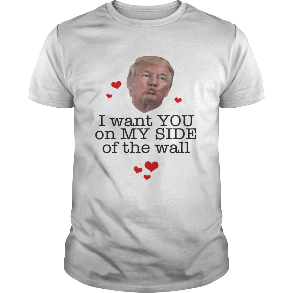 Donal Trump I want you on my side of the wall shirt
