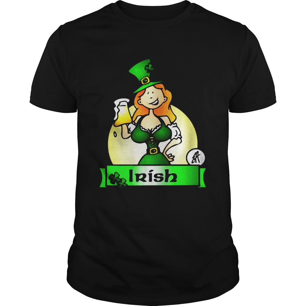 Irish lady drink beer shirt