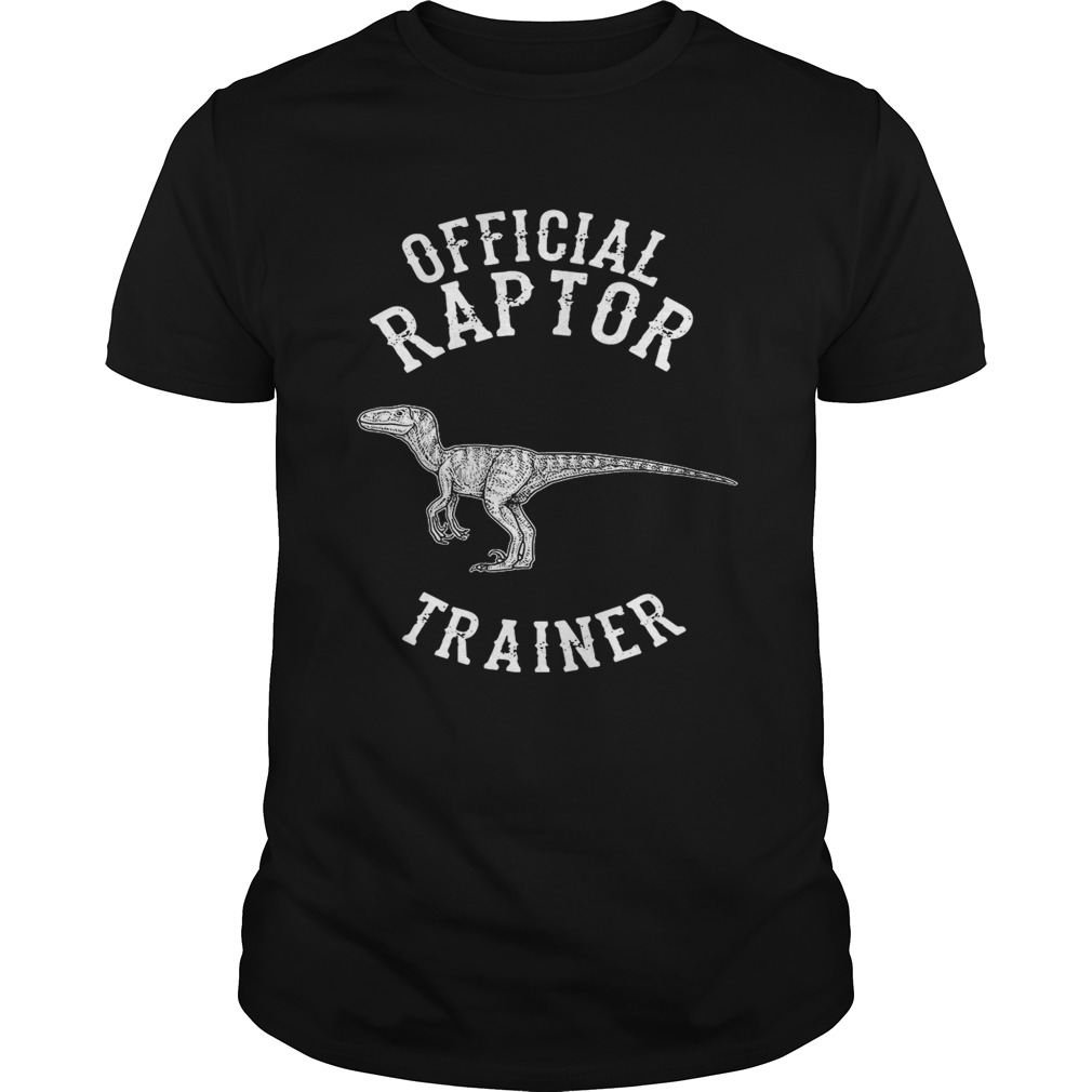 Official Raptor Trainer Jurassic Dinosaur shirt