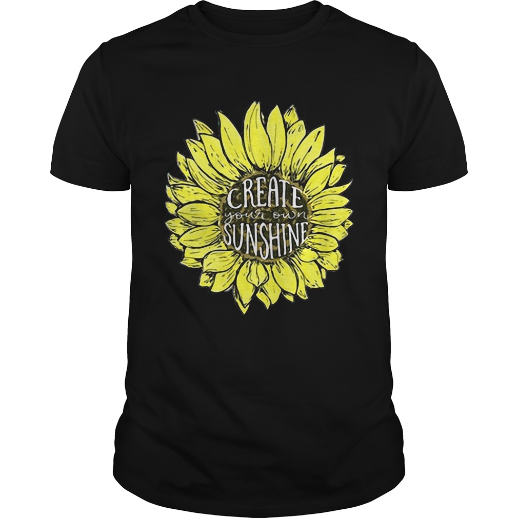 Sunflower Create your own sunshine shirt