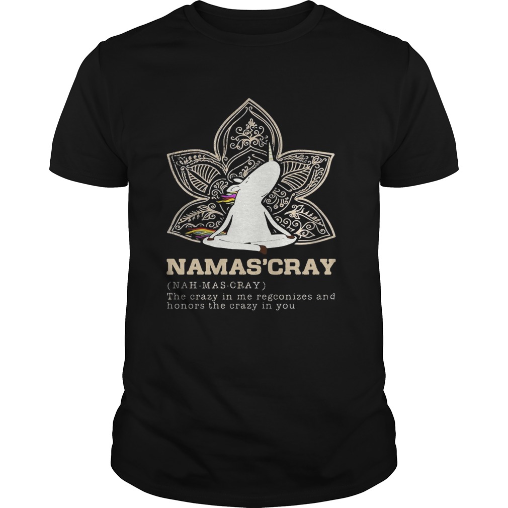 Unicorn yoga Namas’cray shirt