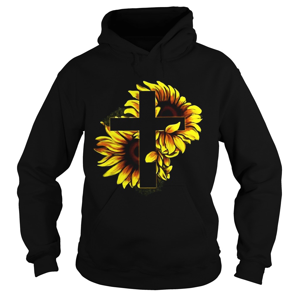 Sunflower Christian Cross shirt - Kingteeshop