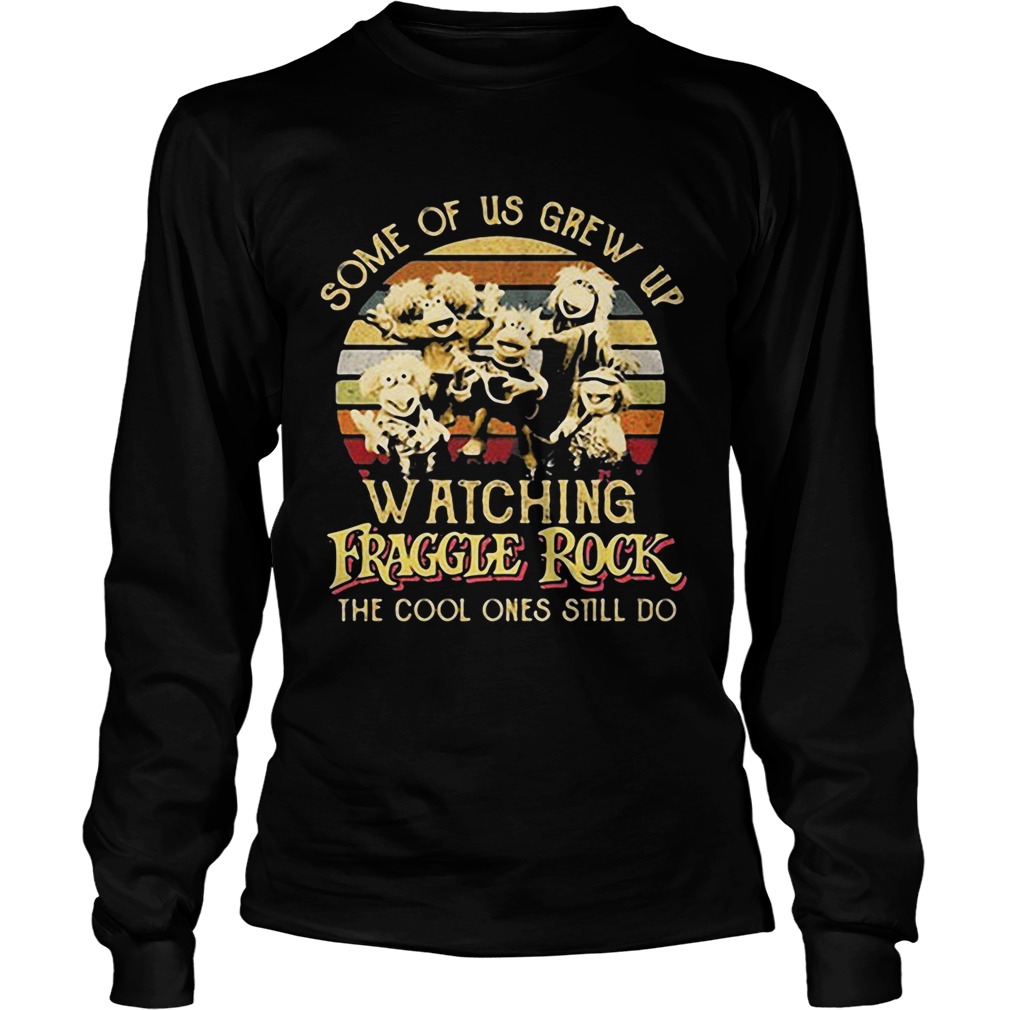 Some of us grew up watching Fraggle rock the cool ones still do retro shirt Graphic Novelty T Shirt Sweater Hoodie 
