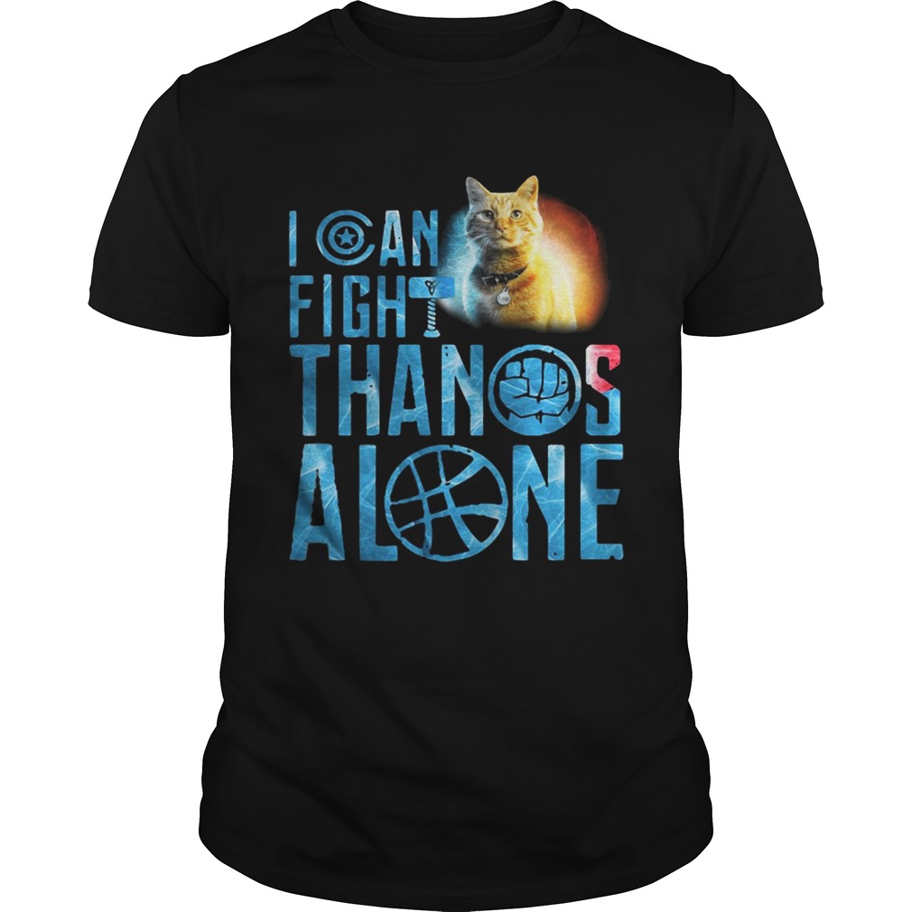 Cat Goose I can fight Thanos alone shirt