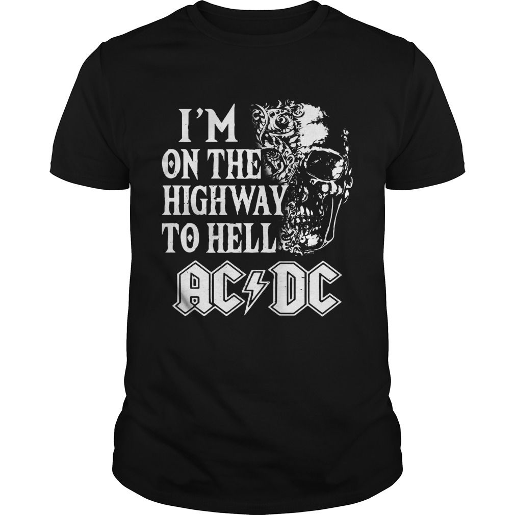 I’m On The Highway To Hell ACDC Rock Band Shirt