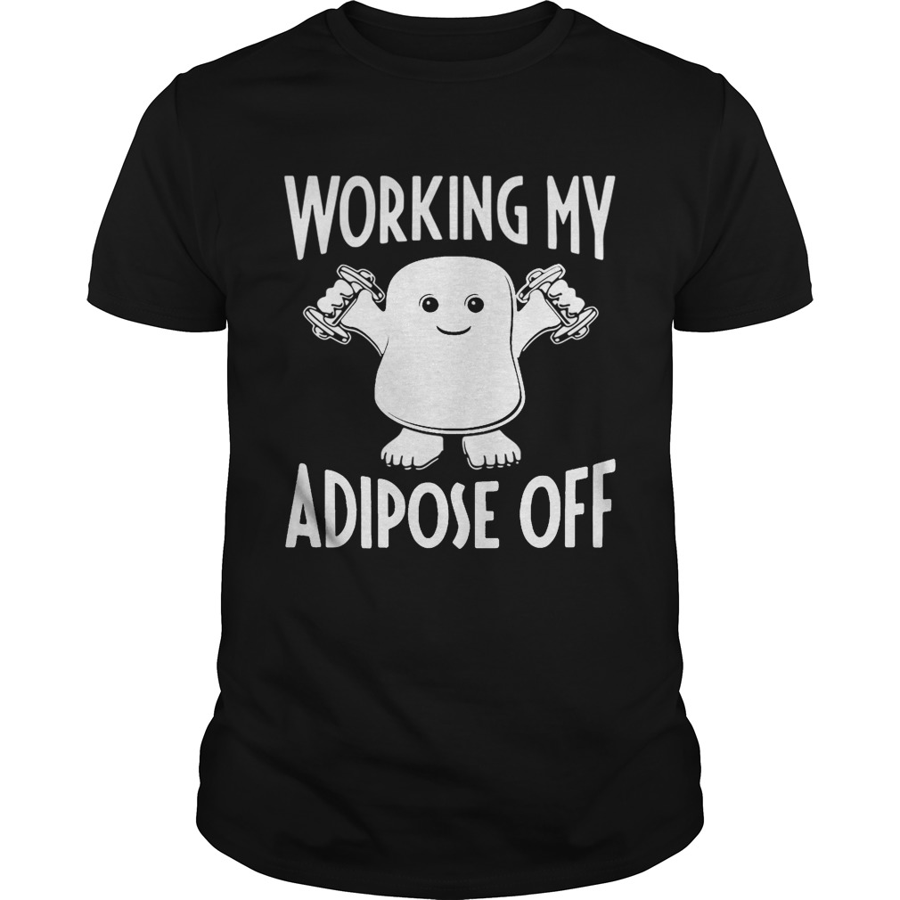Official Doctor Who Working My Adipose Off Shirt