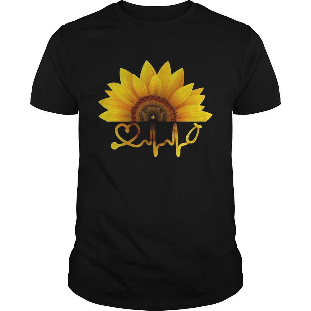 Sunflower nurse shirt