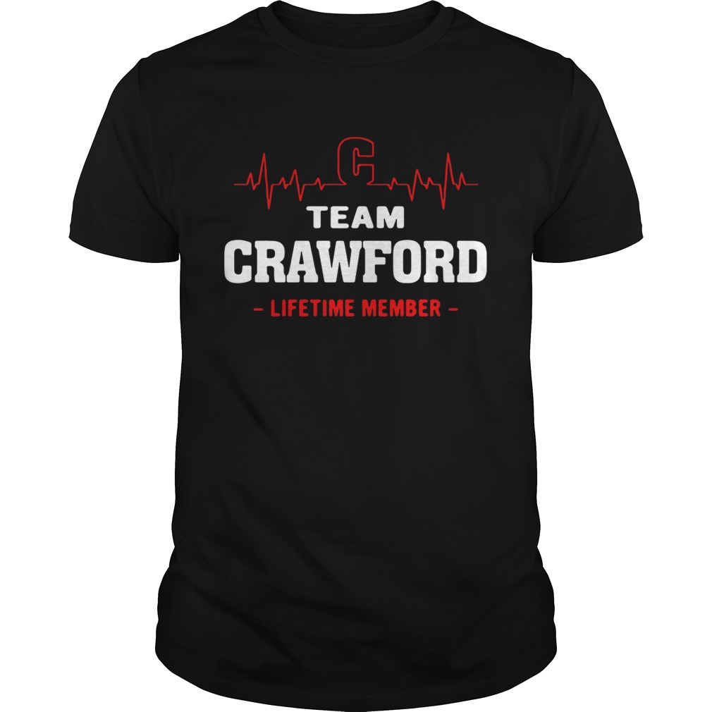 Team Crawford lifetime member shirt
