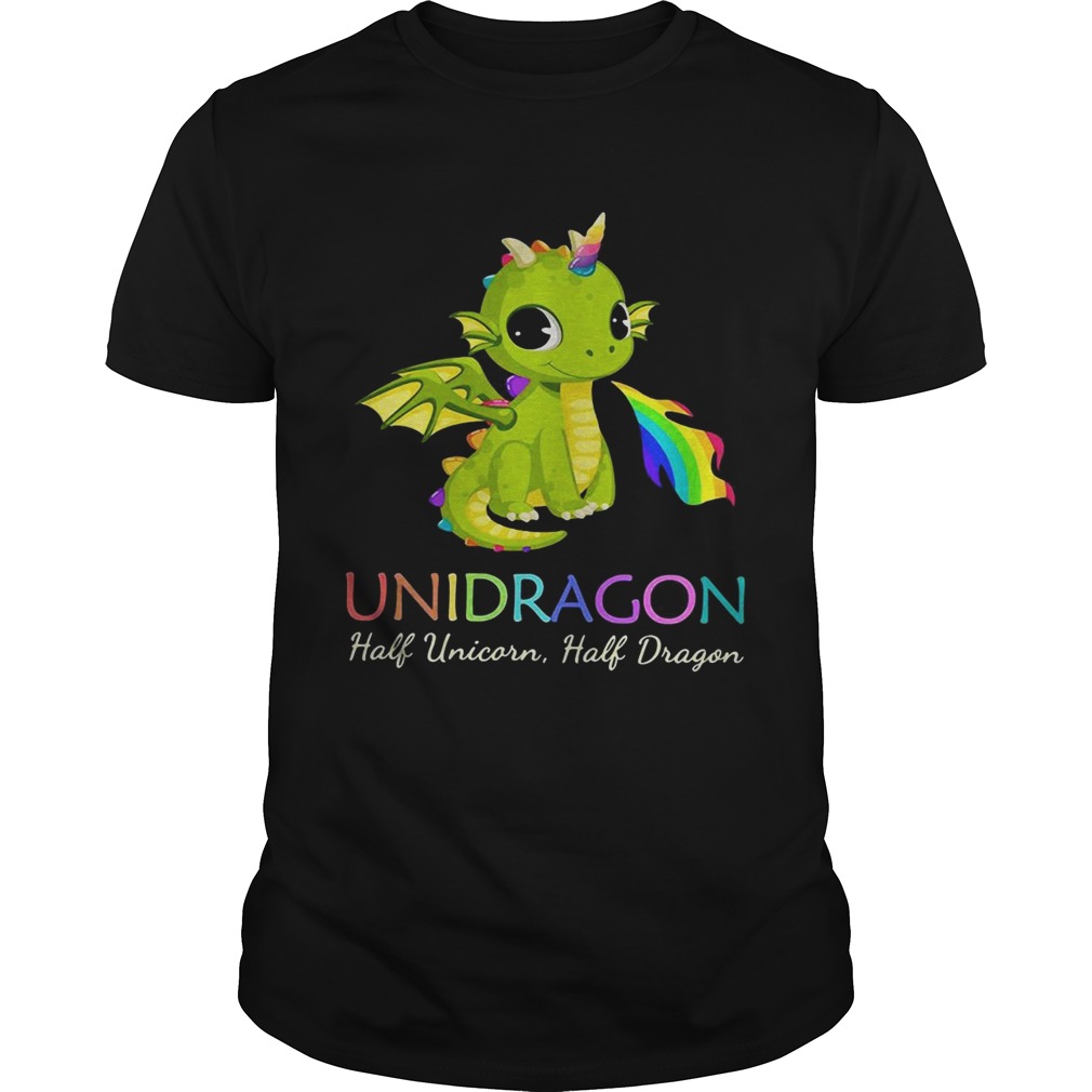 Unidragon half unicorn half unicorn LGBT shirt