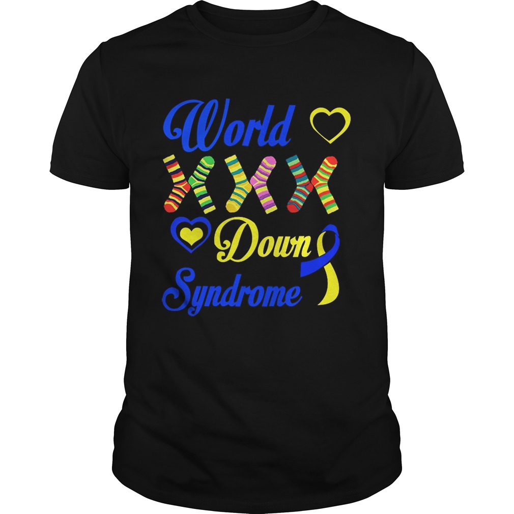 World XXX down syndrome shirt