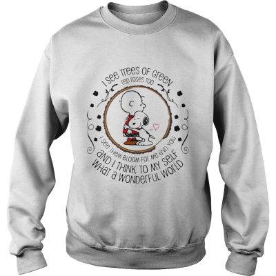 Sweatshirt Louis Armstrong What A Wonderful World Snoopy Peanut Gift Shirt