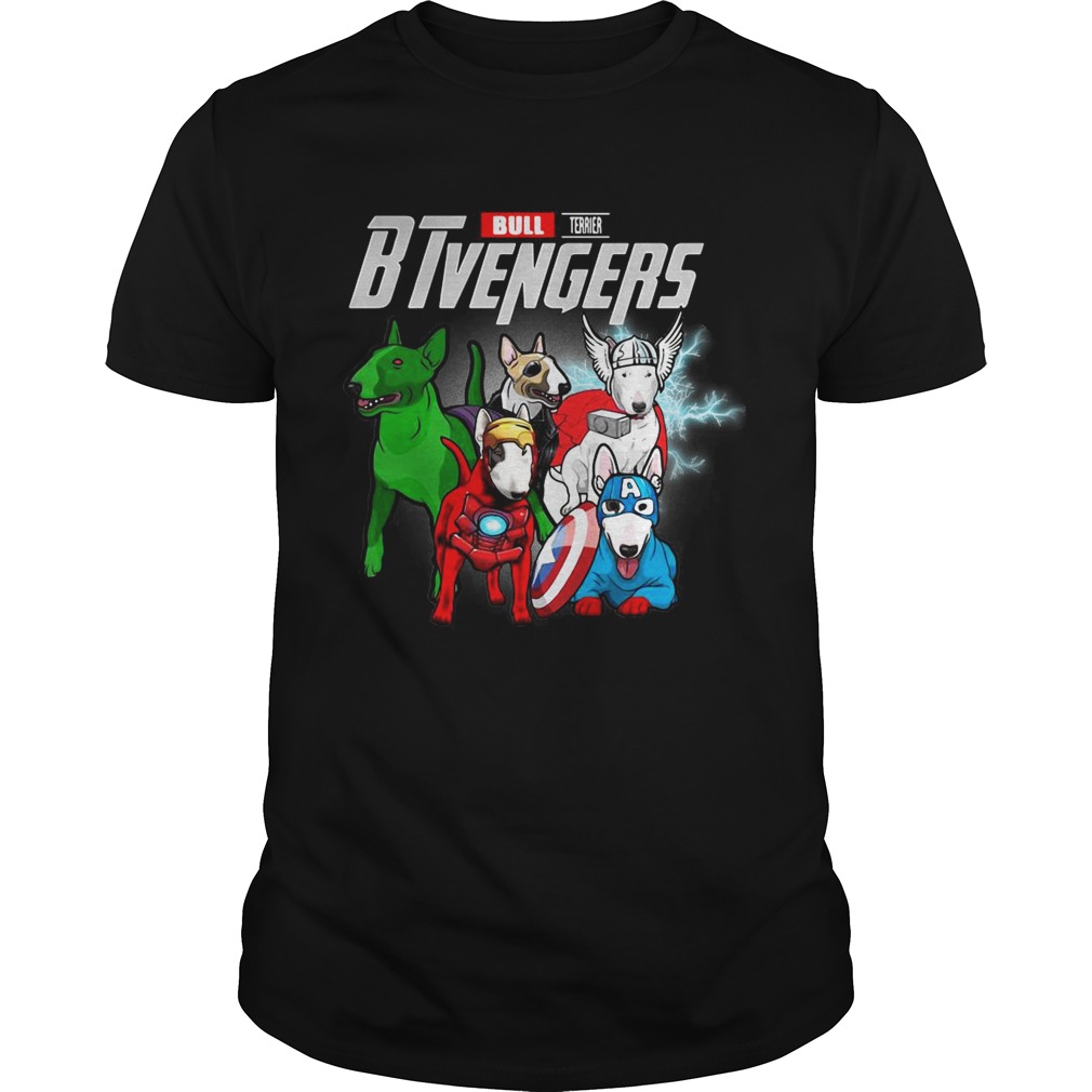 Bull Terrier BTvengers Marvel Avengers shirt - Kingteeshop