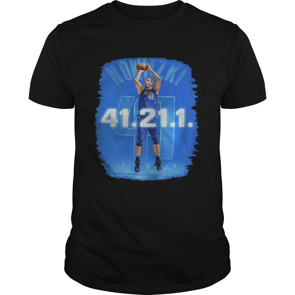 Dallas Mavericks Dirk Nowitzki 41 21 1 shirt
