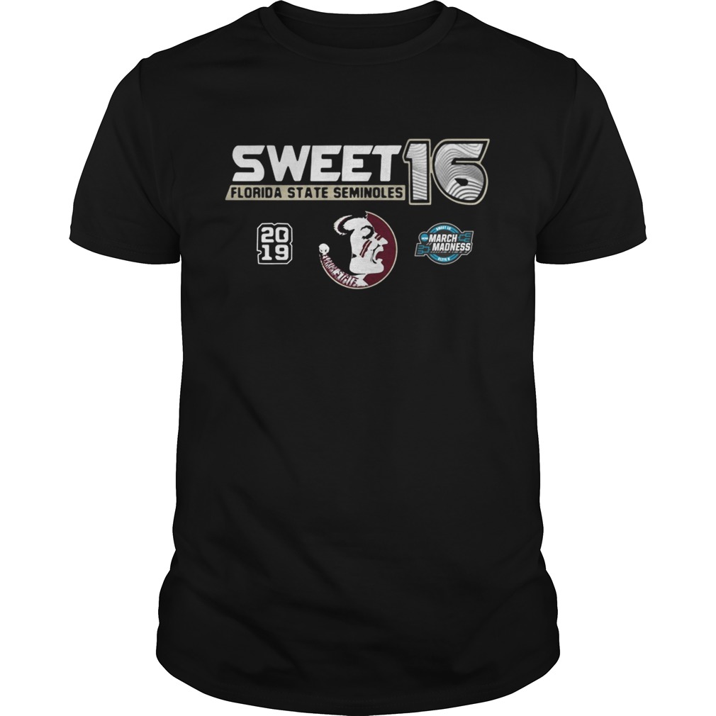 Florida State Seminoles 2019 NCAA Basketball Tournament March Madness Sweet 16 shirt