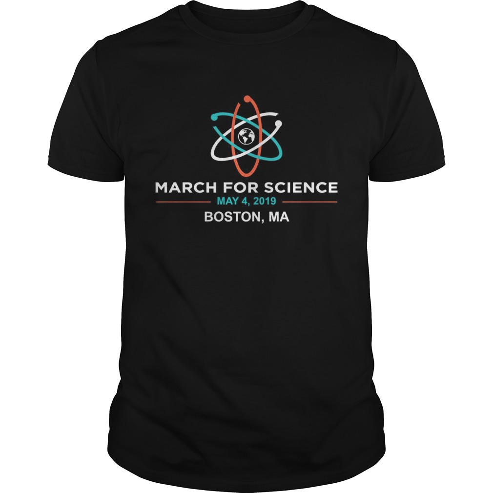 March for Science 2019 Boston MA tshirts