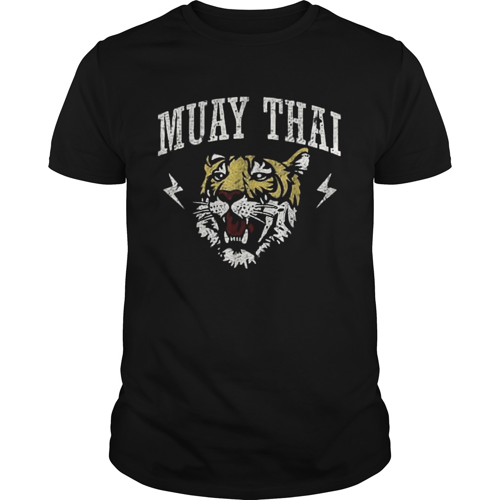 Martial Arts Muay Thai Tiger Kickboxing Shirt