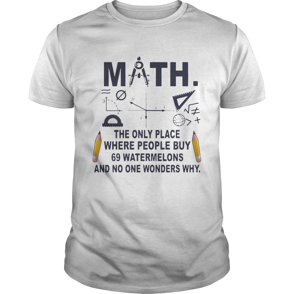Math The Only Place where People Buy T-shirt