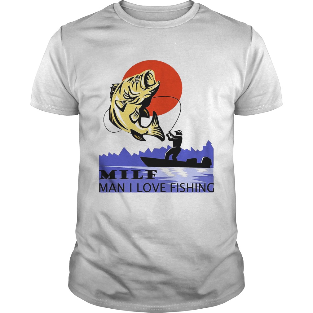 Mife Man I Love Fishing White Version – T-shirts