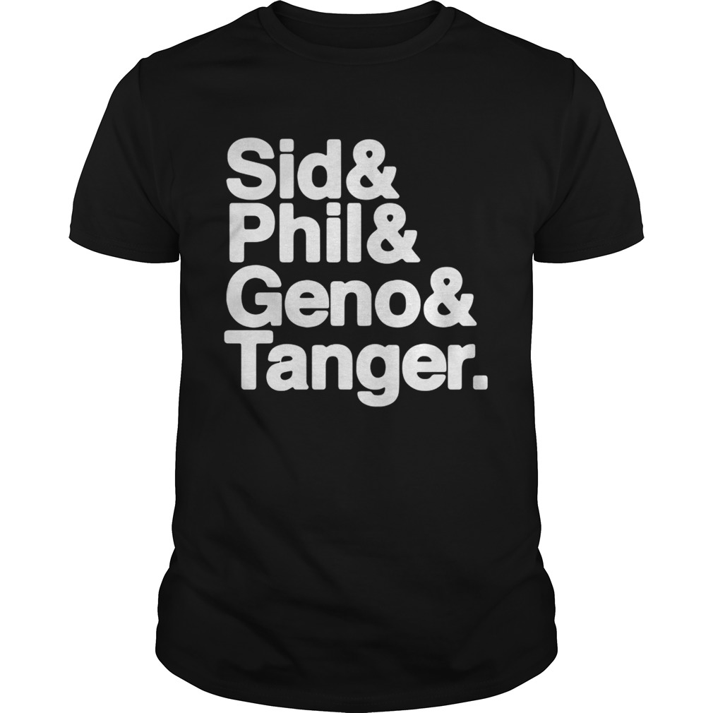 Pittsburgh Sid Phil Geno Tanger tshirt