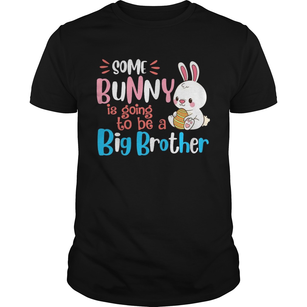 Some Bunny Is Going To Be A Big Brother Easter T-shirt