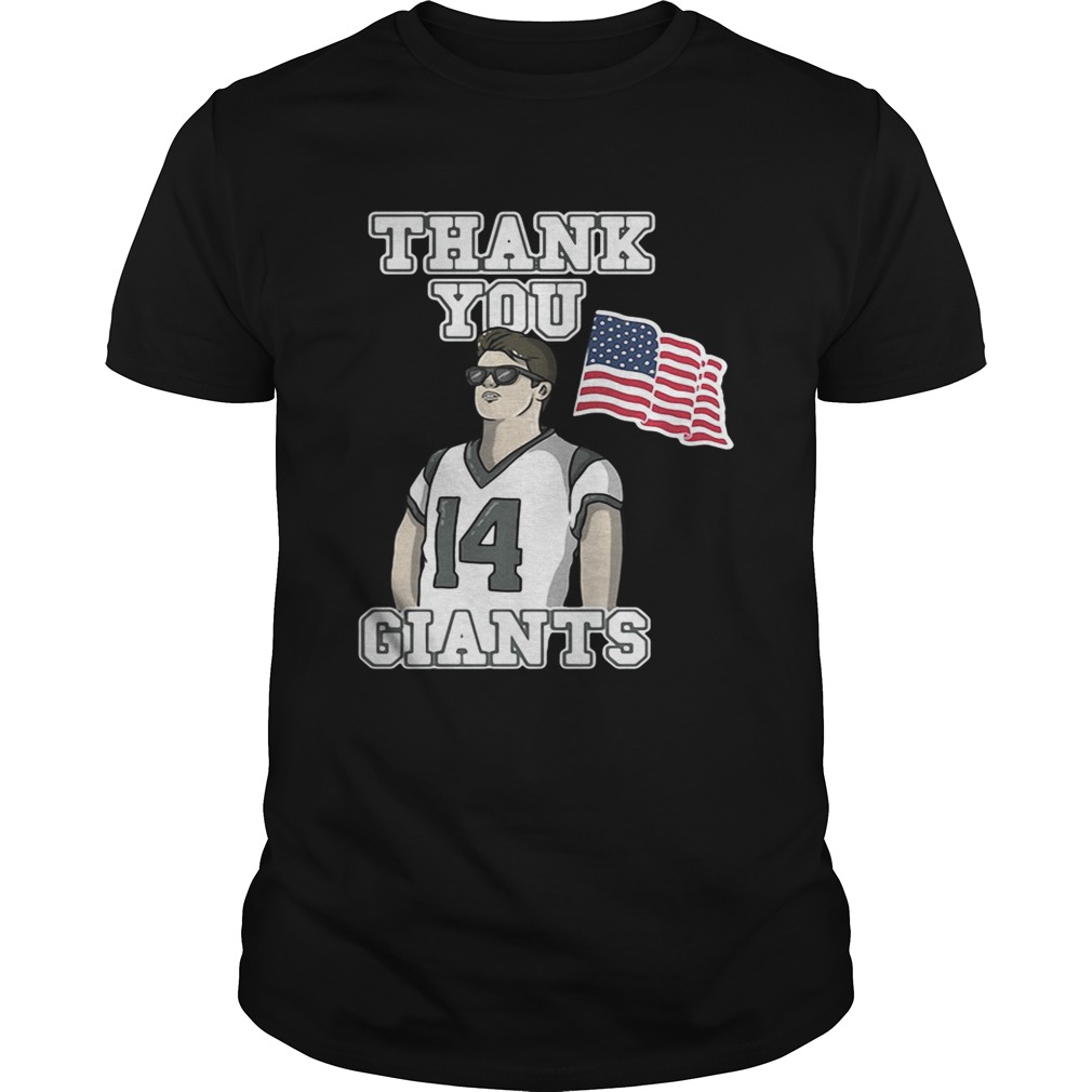 Thank you Giants American shirt
