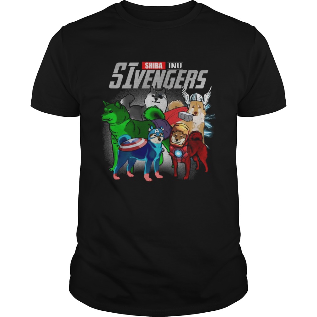 Shiba Inu Sivengers avengers endgame tshirts