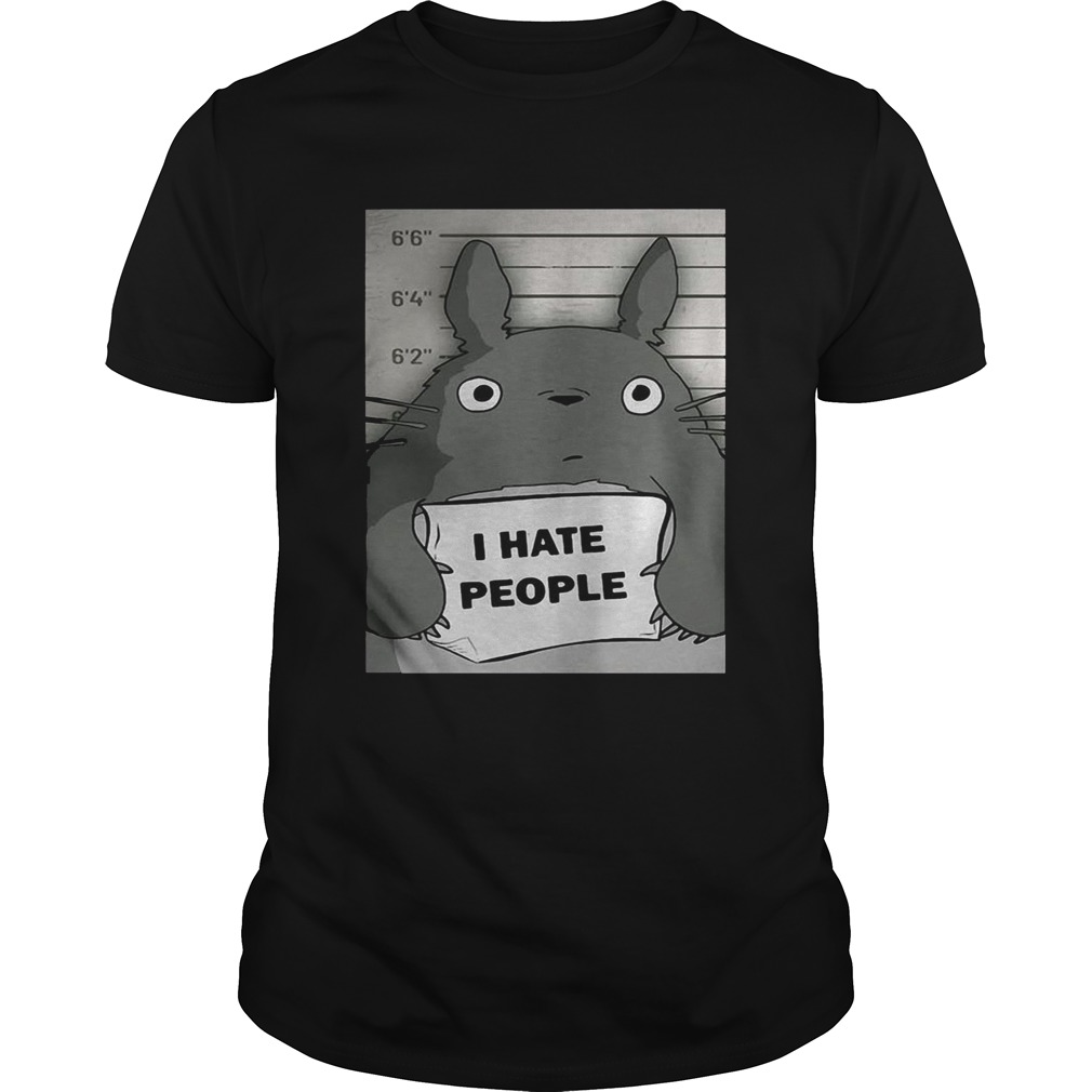 Totoro I hate people shirt