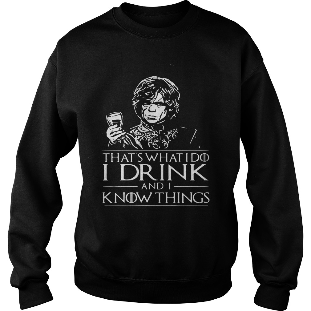 I Drink and I Know Things Canvas Shopper Baumwolle - Tyrion Lannister Game of Thrones That s what I Do