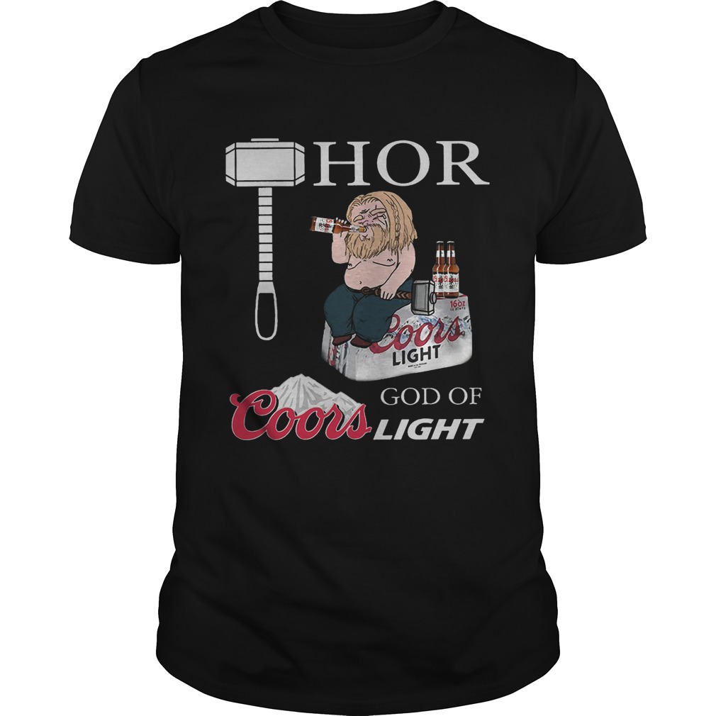 Fat Thor God Of Coors Light Shirt