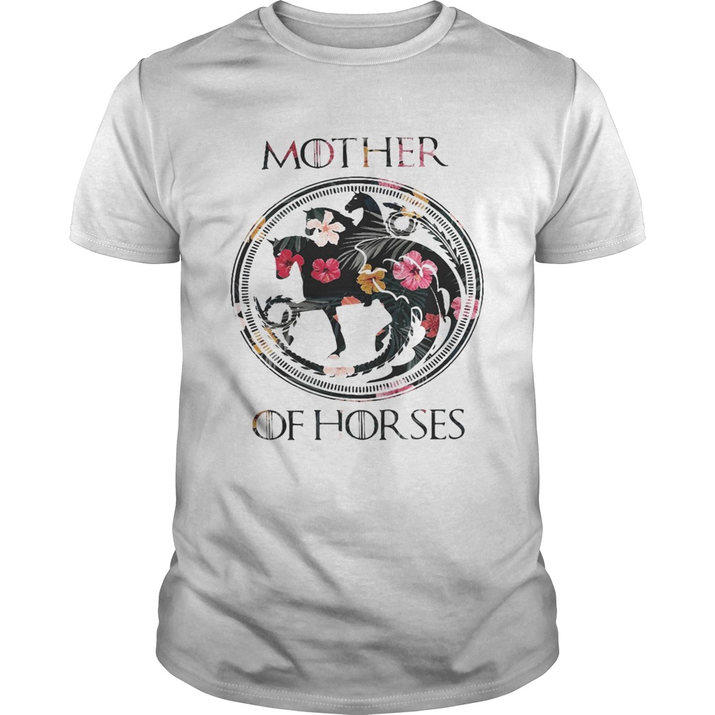 Game Of Thrones mother of horse flower tshirt