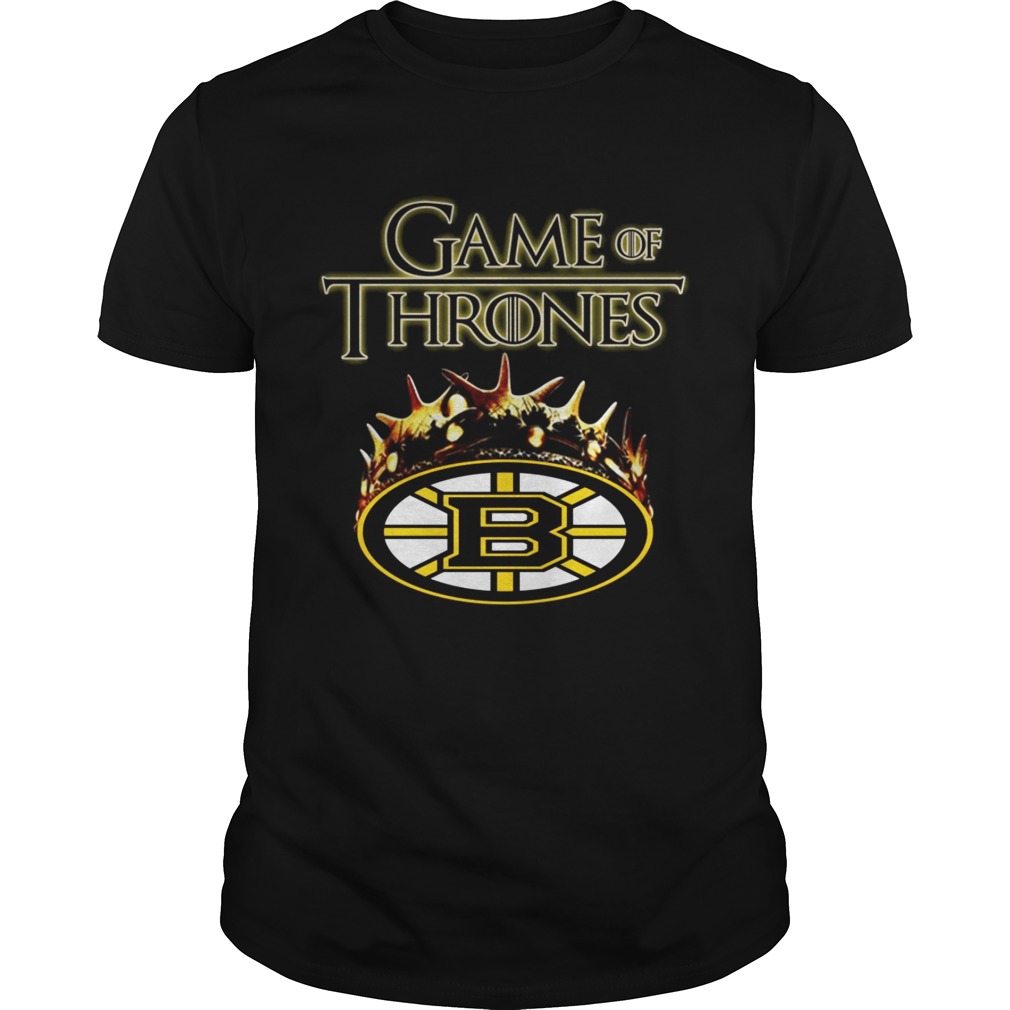 Game of Thrones Crown Boston Bruins shirt
