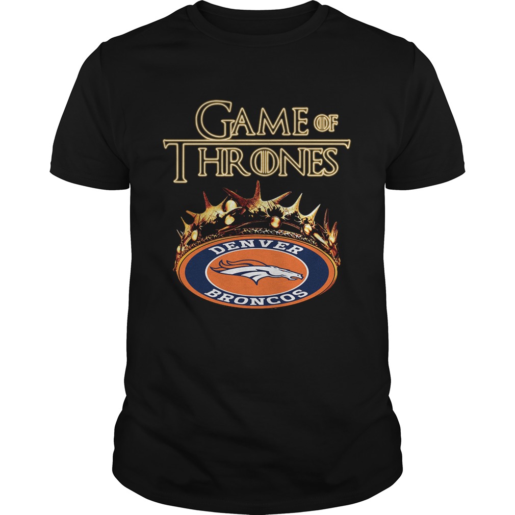 Game of Thrones Denver Broncos mashup shirt