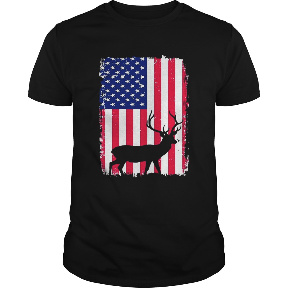 Independence Day Hunting American Flag Shirt