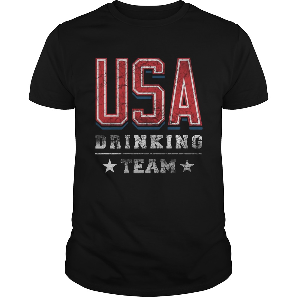 Independence Day Usa Drinking Team Shirt
