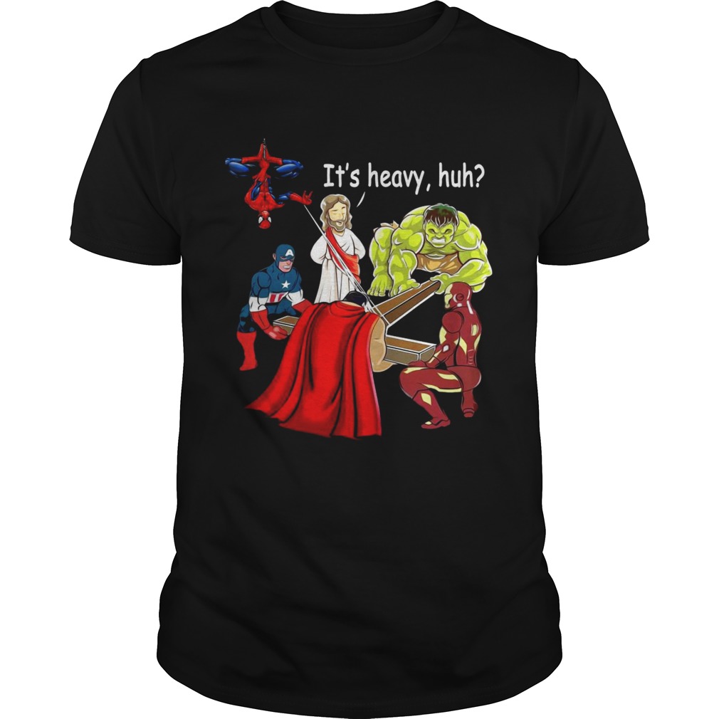 Jesus and Superheroes it’s heavy shirts