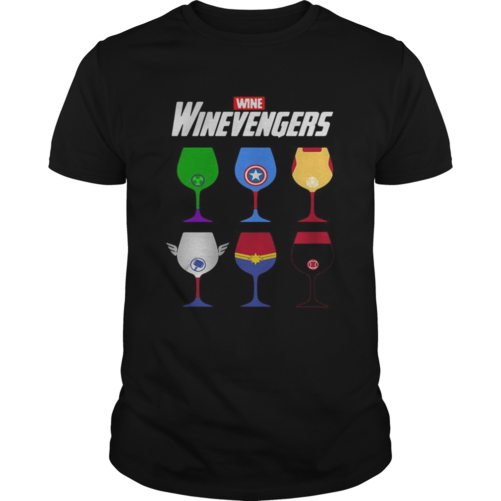 Marvel Avengers wine Winevergers shirt