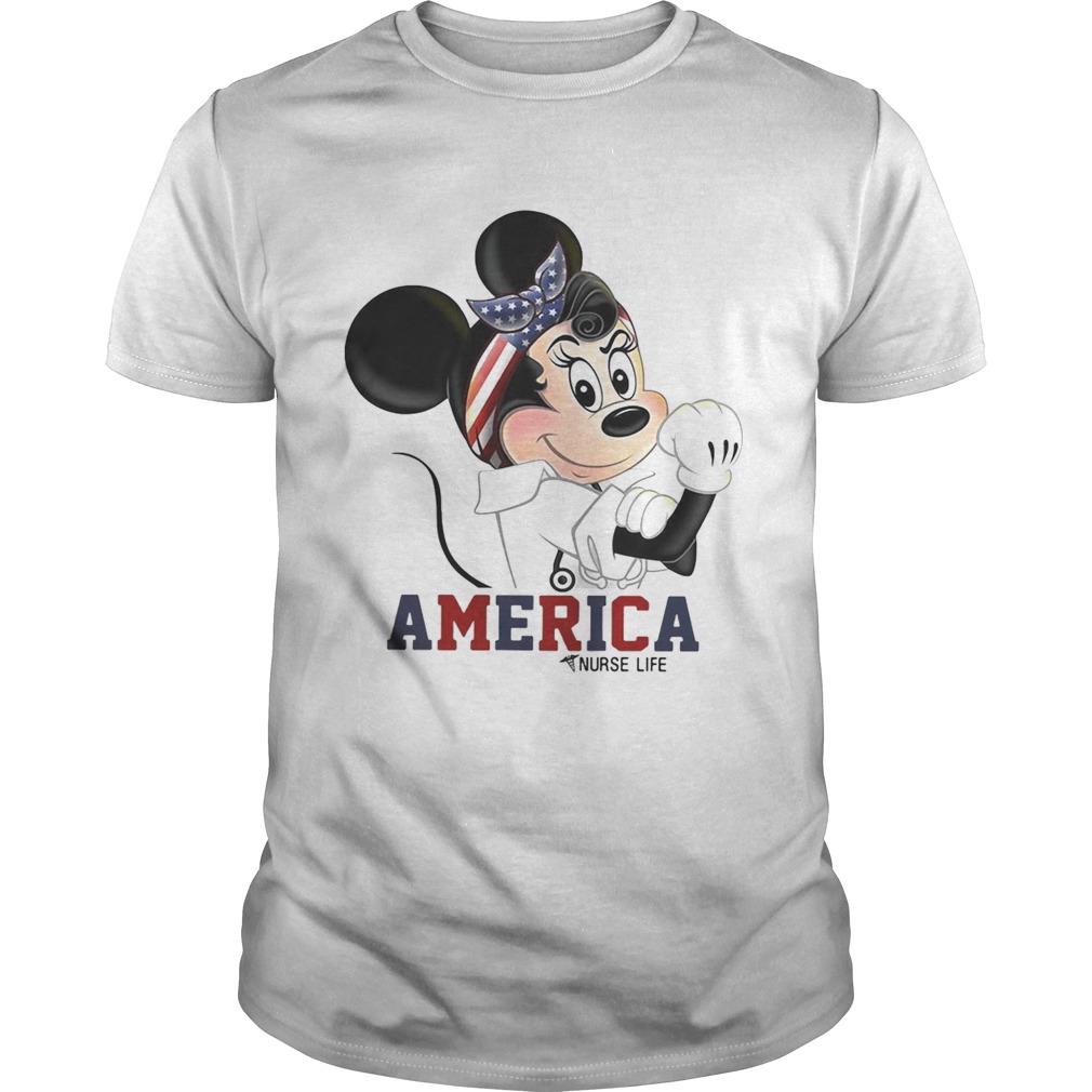 Mickey American nurse life shirt