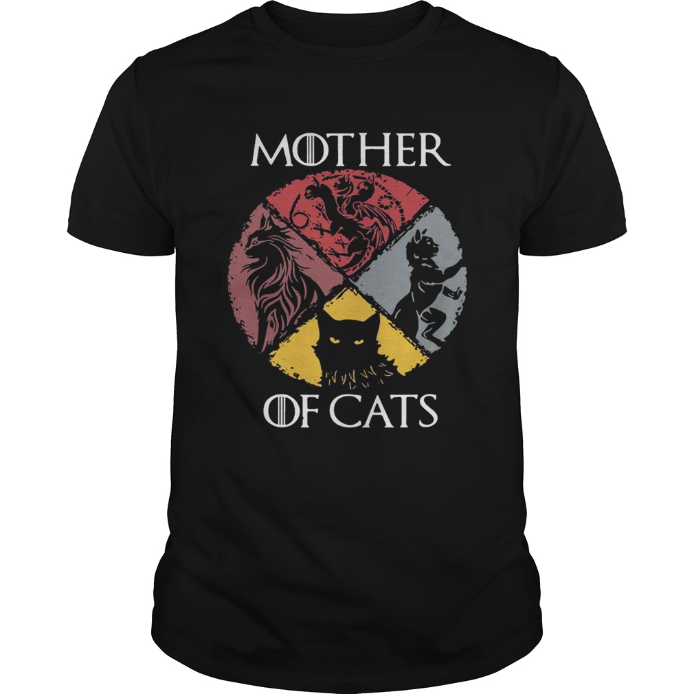 Mother of cats vintage Game of Thrones shirt