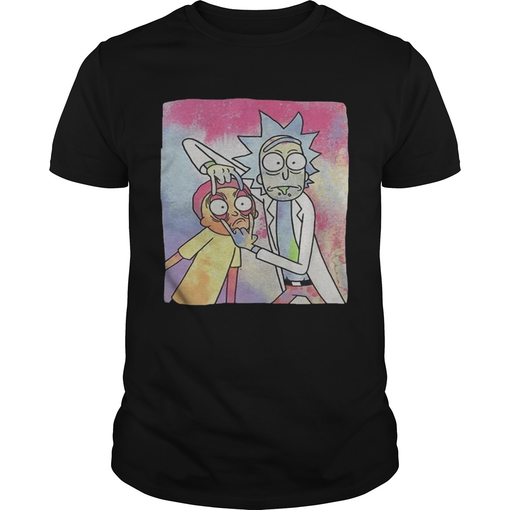Rick And Morty Eyes Wide Open Unisex adult T shirt