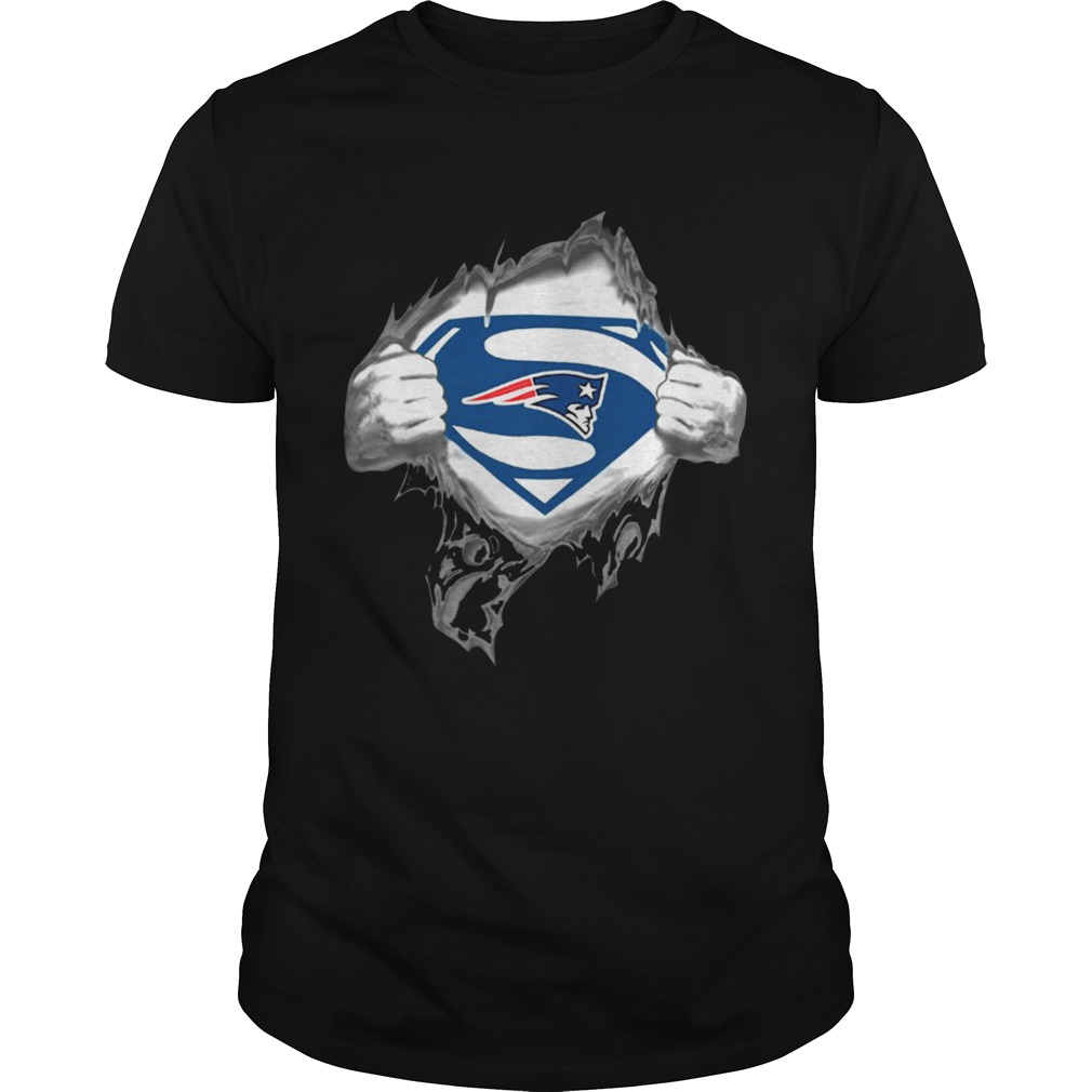 Superman New England Patriots tshirt