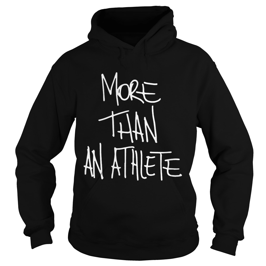 An more sweatshirt than athlete alert