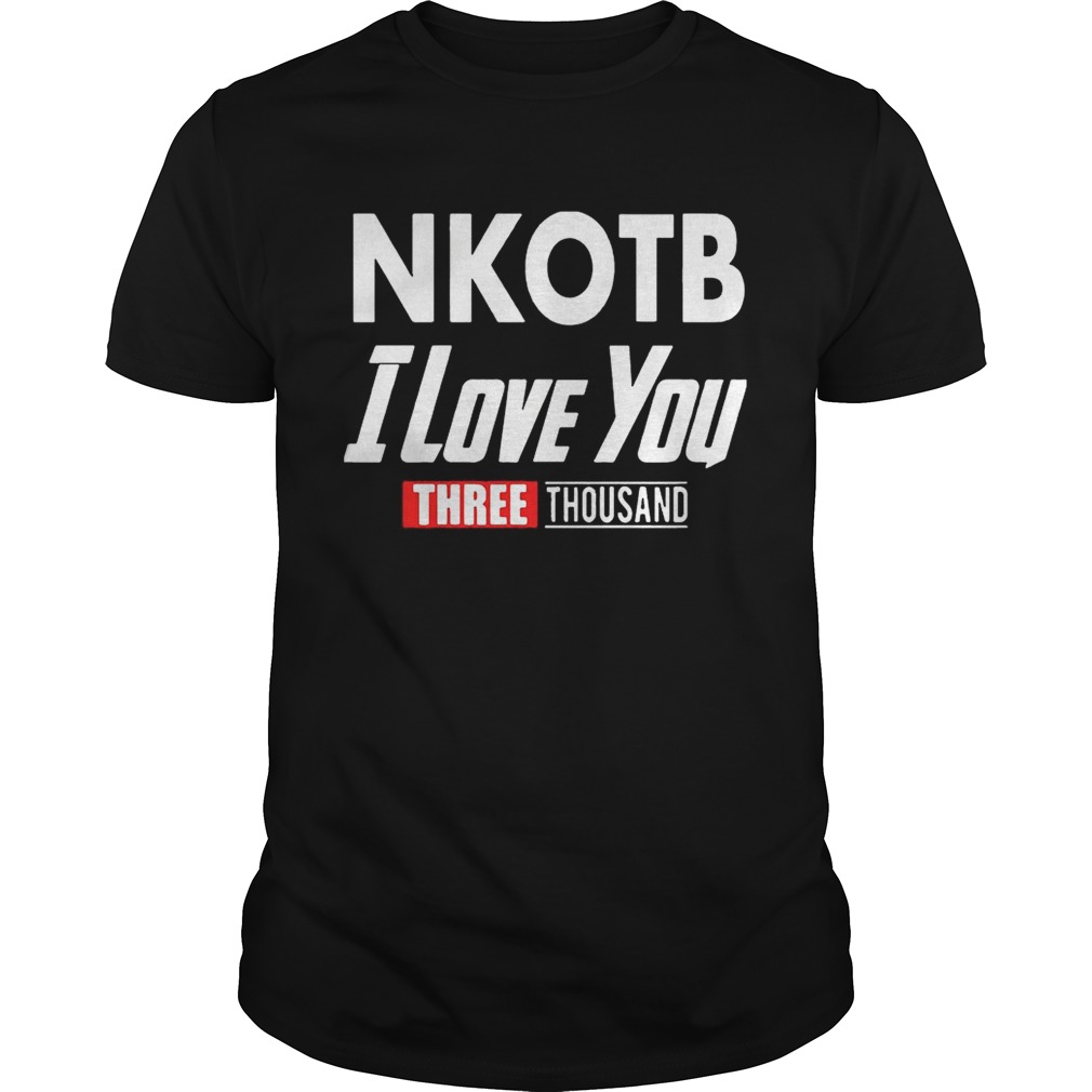 NKOTB I Love You 3000 Tshirt