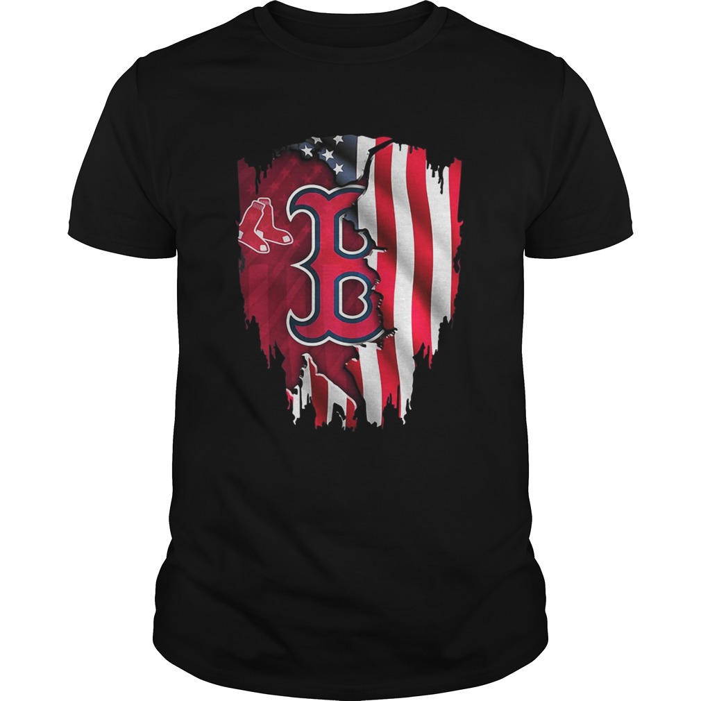 Boston Red Sox America Flag shirt